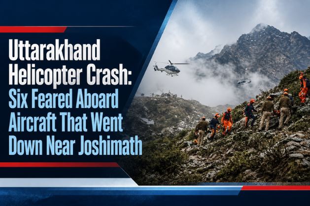 Uttarakhand Helicopter Crash: Six Feared Aboard Aircraft That Went Down Near Joshimath